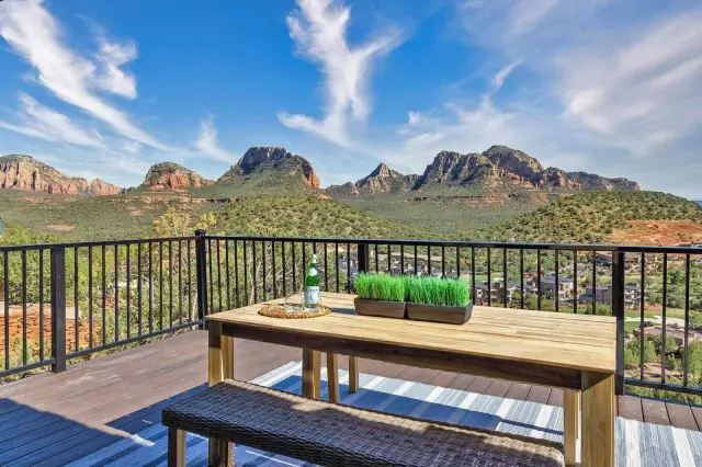 Top Corner View of Arizona Mountain from house roof